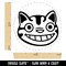 Grinning Cheshire Cat Self-Inking Rubber Stamp for Stamping Crafting Planners